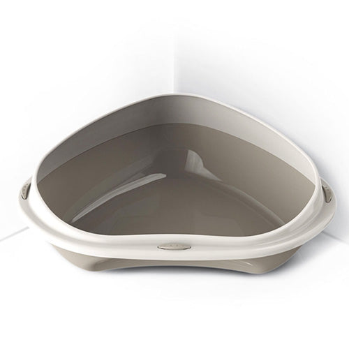 Georplast Shuttle Open Corner Cat Litter Tray