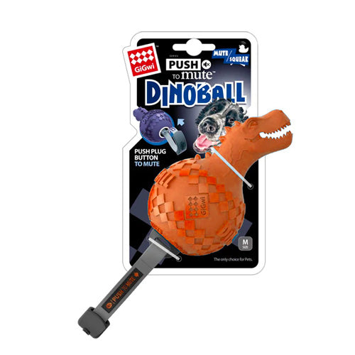 GiGwi Dinoball Push to Mute