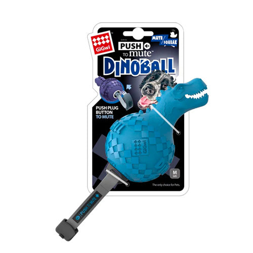 GiGwi Dinoball Push to Mute