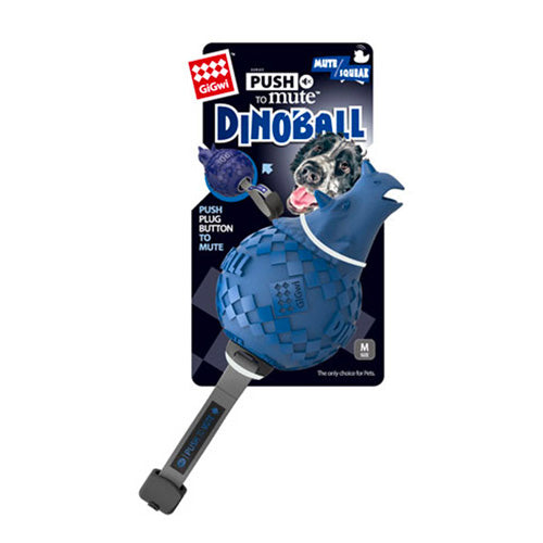 GiGwi Dinoball Push to Mute