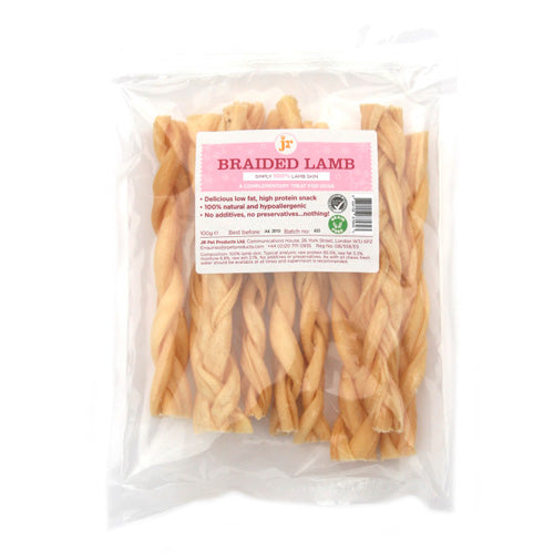 JR’s Braided Lamb Natural Hypoallergenic Chew