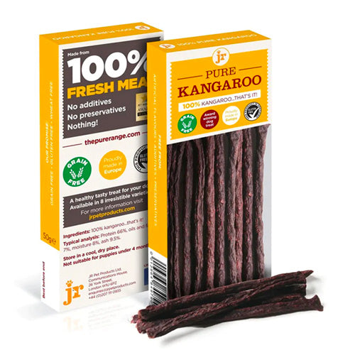 JR's Pure Kangaroo Sticks Training Treats