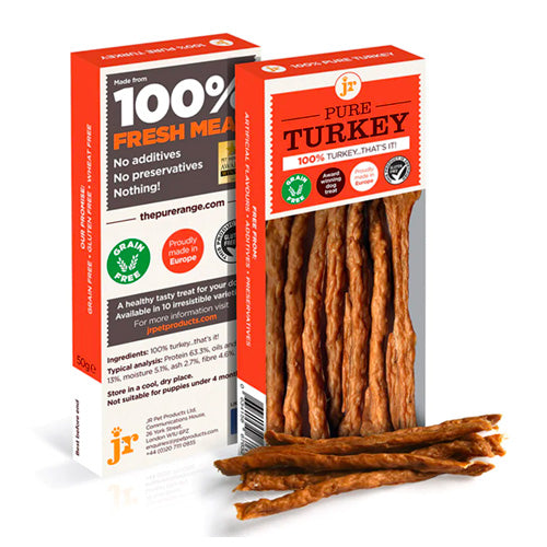 JR's Pure Turkey Sticks Training Treats