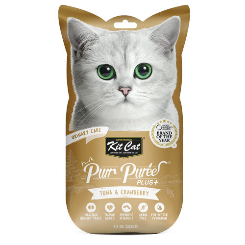 Kit Cat Purr Puree Plus+ Tuna and Cranberry
