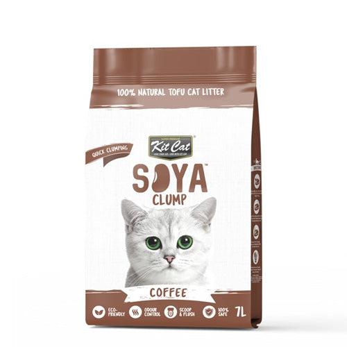 Kit Cat Soya Clump Soybean Cat Litter - Coffee (7 Litres)