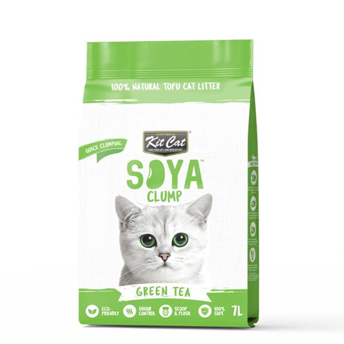 Kit Cat Soya Clump Soybean Cat Litter - Green Tea (7 Litres)