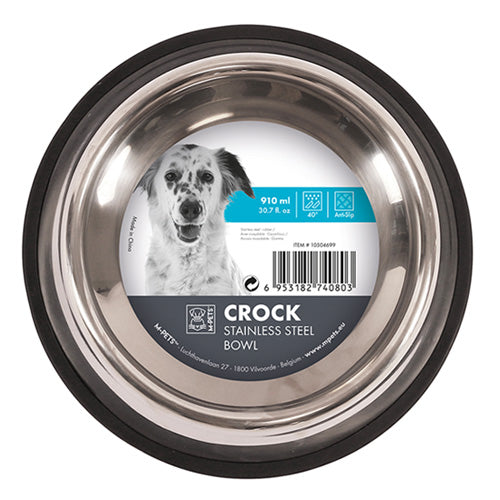 M-PETS Crock Stainless Steel Bowls