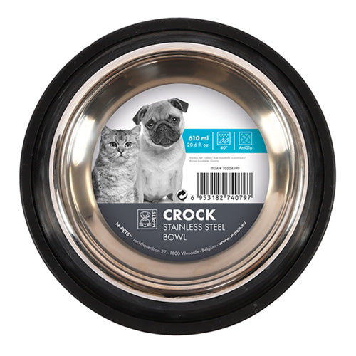 M-PETS Crock Stainless Steel Bowls