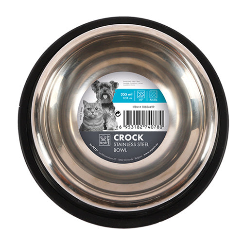 M-PETS Crock Stainless Steel Bowls