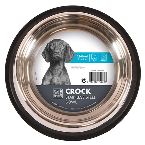 M-PETS Crock Stainless Steel Bowls