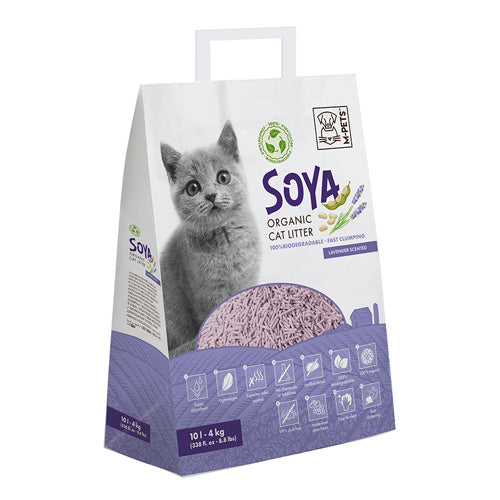M-PETS Soya Organic Cat Litter - Lavender Scented