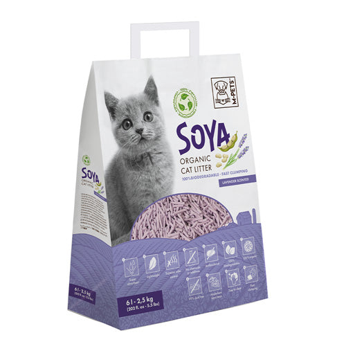 M-PETS Soya Organic Cat Litter - Lavender Scented