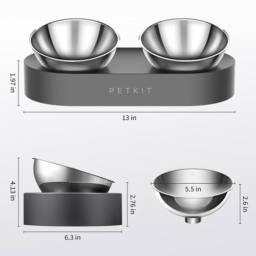 PETKIT Nano Adjustable Stainless Steel Feeding Bowl