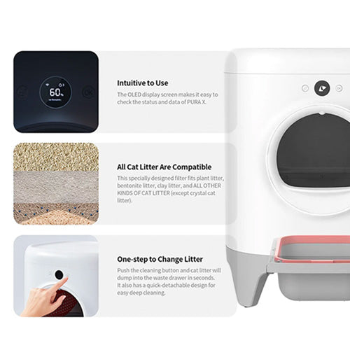 PETKIT PURA X Automatic Self Cleaning Cat Litter Box