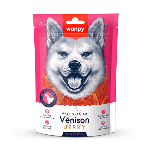 Wanpy® Oven-Roasted Venison Jerky 100g