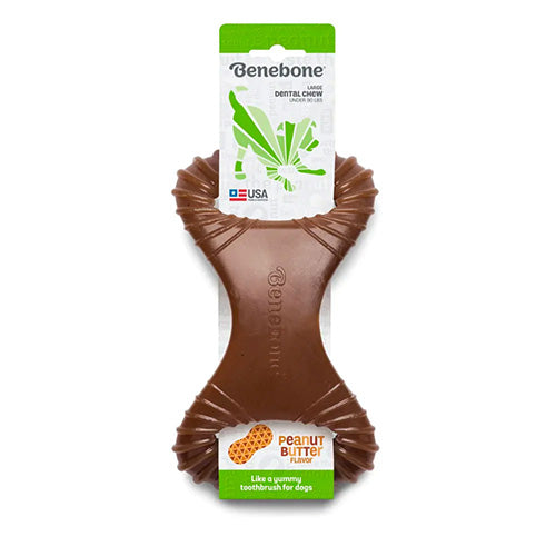 Benebone Dental Peanut Butter Chew Dog Toys