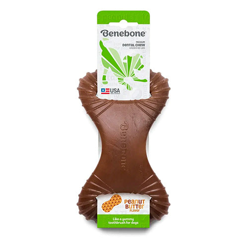 Benebone Dental Peanut Butter Chew Dog Toys
