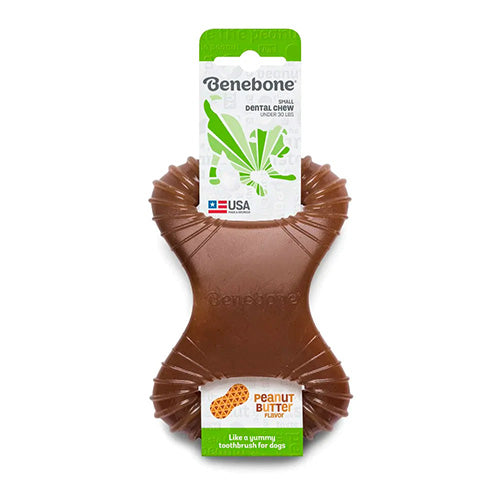 Benebone Dental Peanut Butter Chew Dog Toys