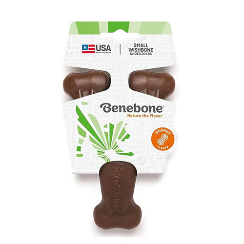 Benebone Wishbone Peanut Chew Dog Toy