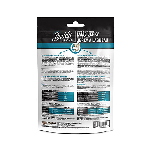 Buddy Jack’s Lamb Jerky Dog Treats