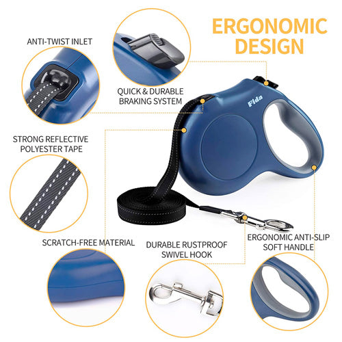 Fida Retractable Dog leash JFA series