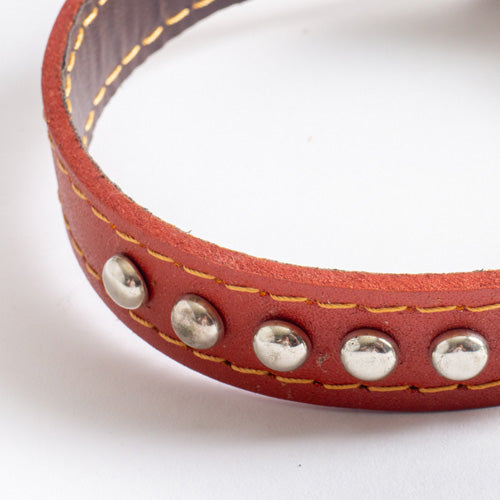 Moños Leather Dog Collar & Leash Set
