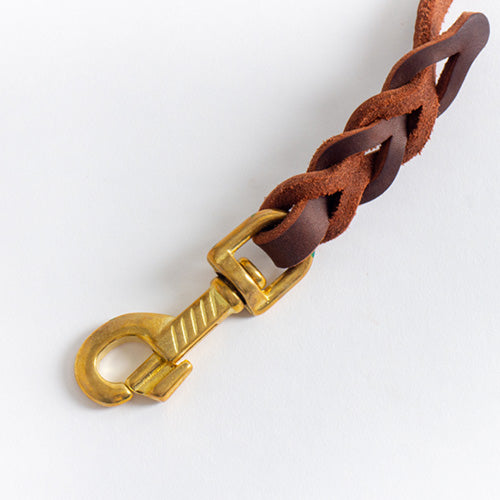 Tuscan Tan Leather Long Leash