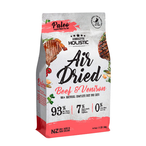 Absolute Holistic Air Dried Beef & Venison for Cats