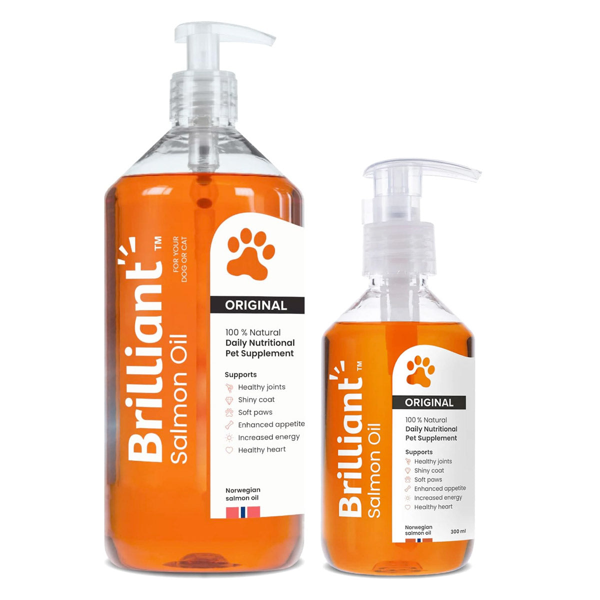 Brilliant Salmon Oil for Dogs and Cats