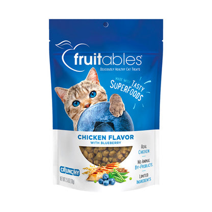 Fruitables® Chicken Flavor with Blueberry Cat Treats - Pooch Pet Stores LLC