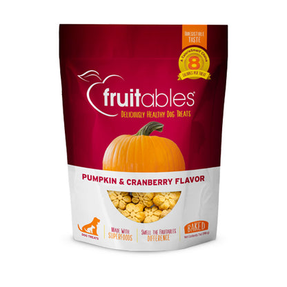 Fruitables® Pumpkin & Cranberry Flavor Dog Treats - Pooch Pet Stores LLC