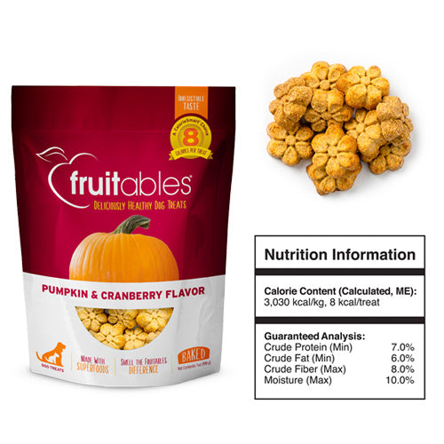 Fruitables® Pumpkin & Cranberry Flavor Dog Treats