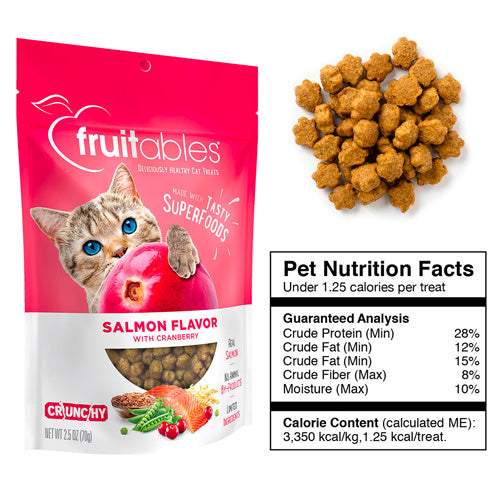 Fruitables® Salmon Flavor with Cranberry Cat Treats - Pooch Pet Stores LLC