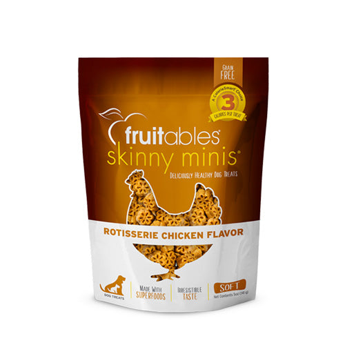 Fruitables® Skinny Minis Rotisserie Chicken Flavor Dog Treats - Pooch Pet Stores LLC