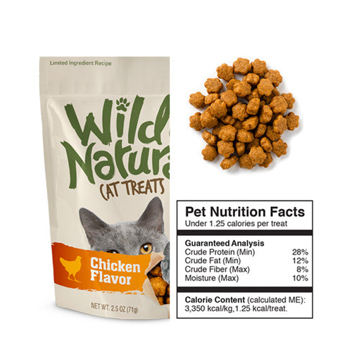 Fruitables® Wildly Natural Chicken Flavor Cat Treats - Pooch Pet Stores LLC