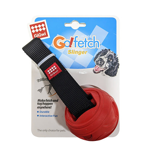 GiGwi Go Fetch Rubber Slinger Ball