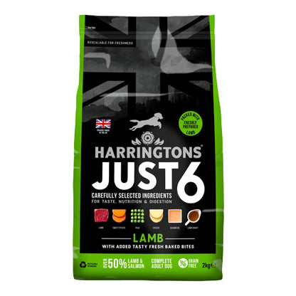 Harringtons Just 6 Lamb Grain Free Adult Dry Dog Food