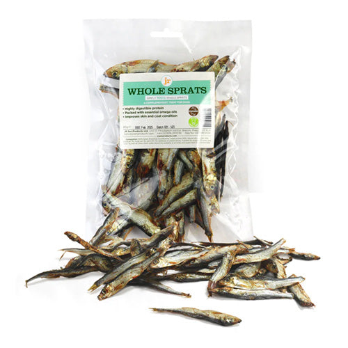 JR’s Dried Whole Sprats Natural Hypoallergenic Chew