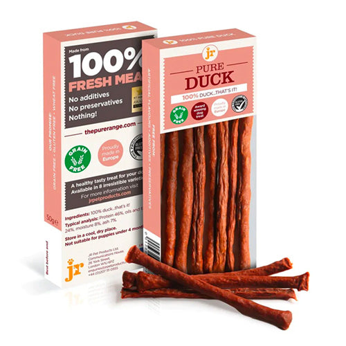 JR's Pure Duck Sticks Training Treats