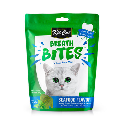 Kit Cat Breath Bites Seafood Flavor