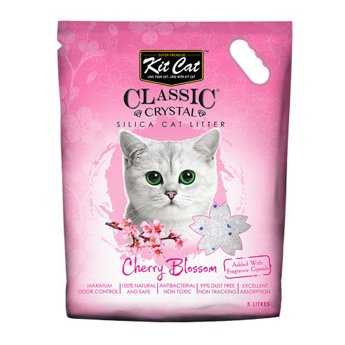 Kit Cat Classic Crystal Cat Litter – Cherry Blossom (5 Litres)