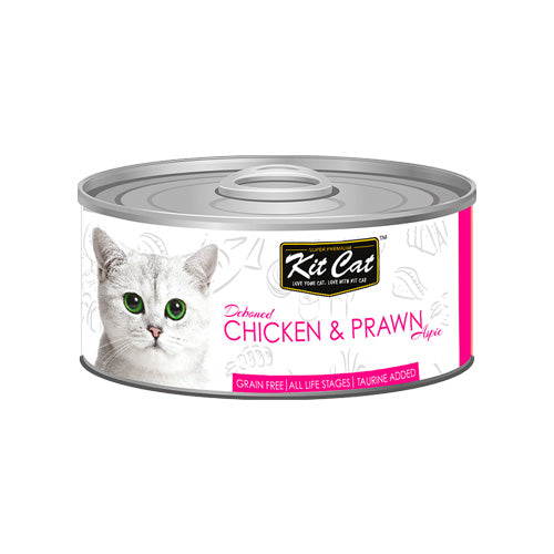 Kit Cat Deboned Chicken and Prawn - Pooch Pet Stores LLC
