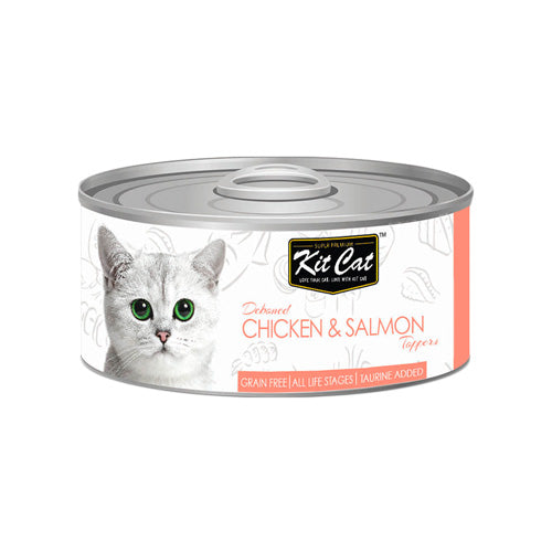 Kit Cat Deboned Chicken and Salmon Toppers