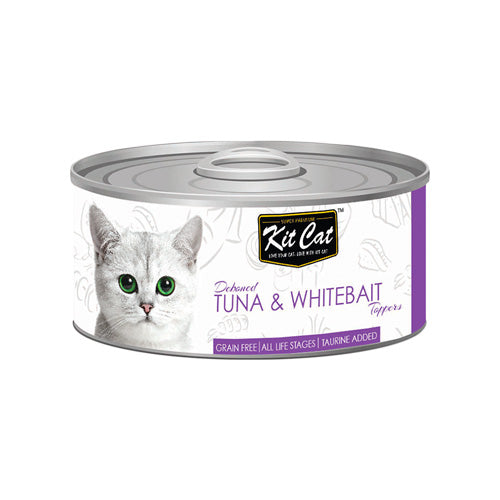 Kit Cat Deboned Tuna and Whitebait toppers