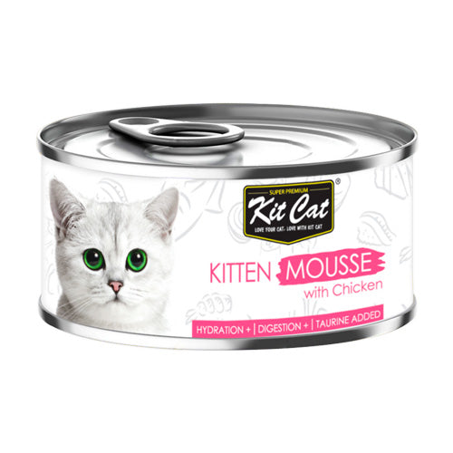Kit Cat Kitten Mousse With Chicken - Pooch Pet Stores LLC