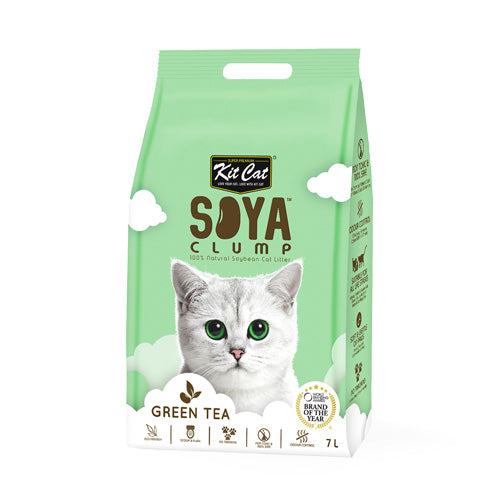Kit Cat Soya Clump Soybean Cat Litter - Green Tea (7 Litres)