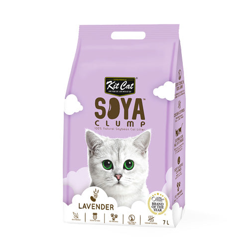 Kit Cat Soya Clump Soybean Cat Litter - Lavendar (7 Litres)