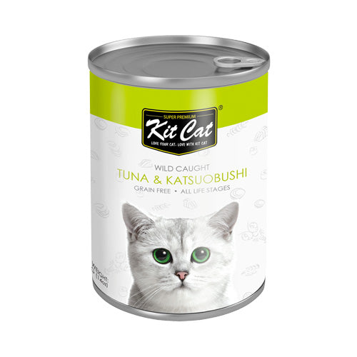 Kit Cat Wild Caught Tuna with Katsuobushi Canned Cat Food - Pooch Pet Stores LLC