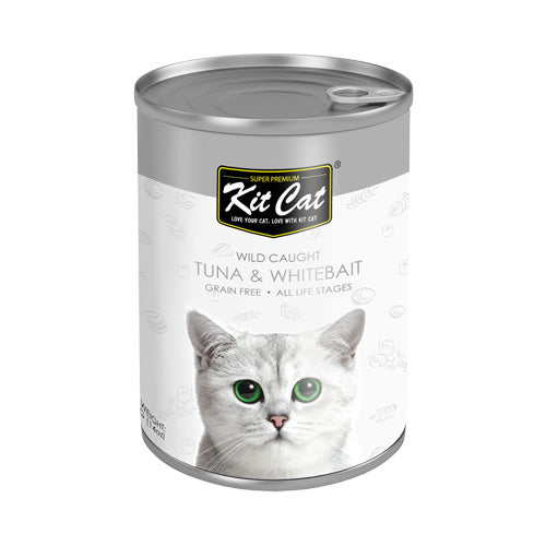 Kit Cat Wild Caught Tuna with Whitebait Canned Cat Food - Pooch Pet Stores LLC