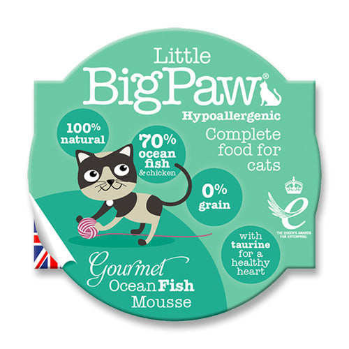 Little Big Paw Cat Gourmet Ocean Fish Mousse